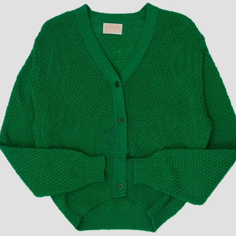 Vintage Pendleton Wool Knit Button Cardigan Large